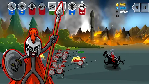 Gameplay screenshot 3 from Stick War: Saga - Strategy game